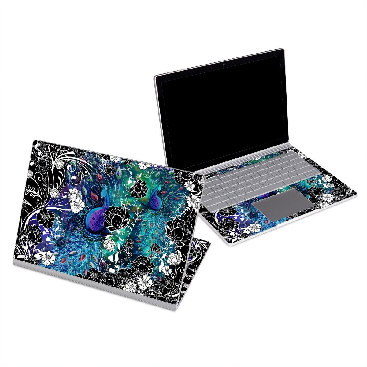 Peacock Garden - Microsoft Surface Book Skin