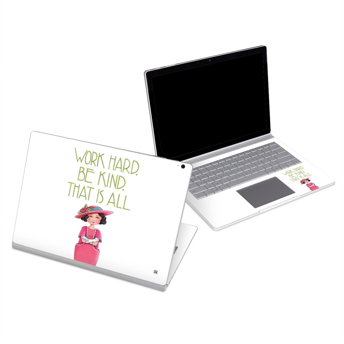 Work Hard - Microsoft Surface Book Skin