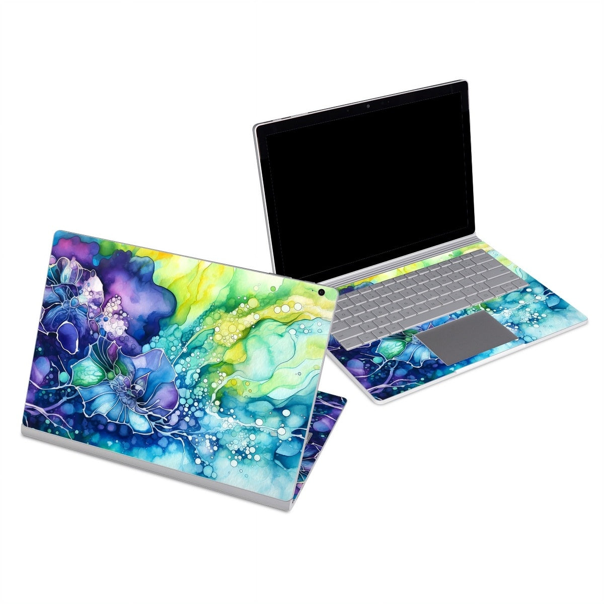 Watercolor Flora - Microsoft Surface Book Skin