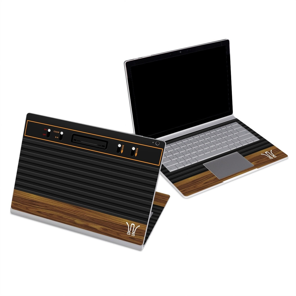 Wooden Gaming System - Microsoft Surface Book Skin