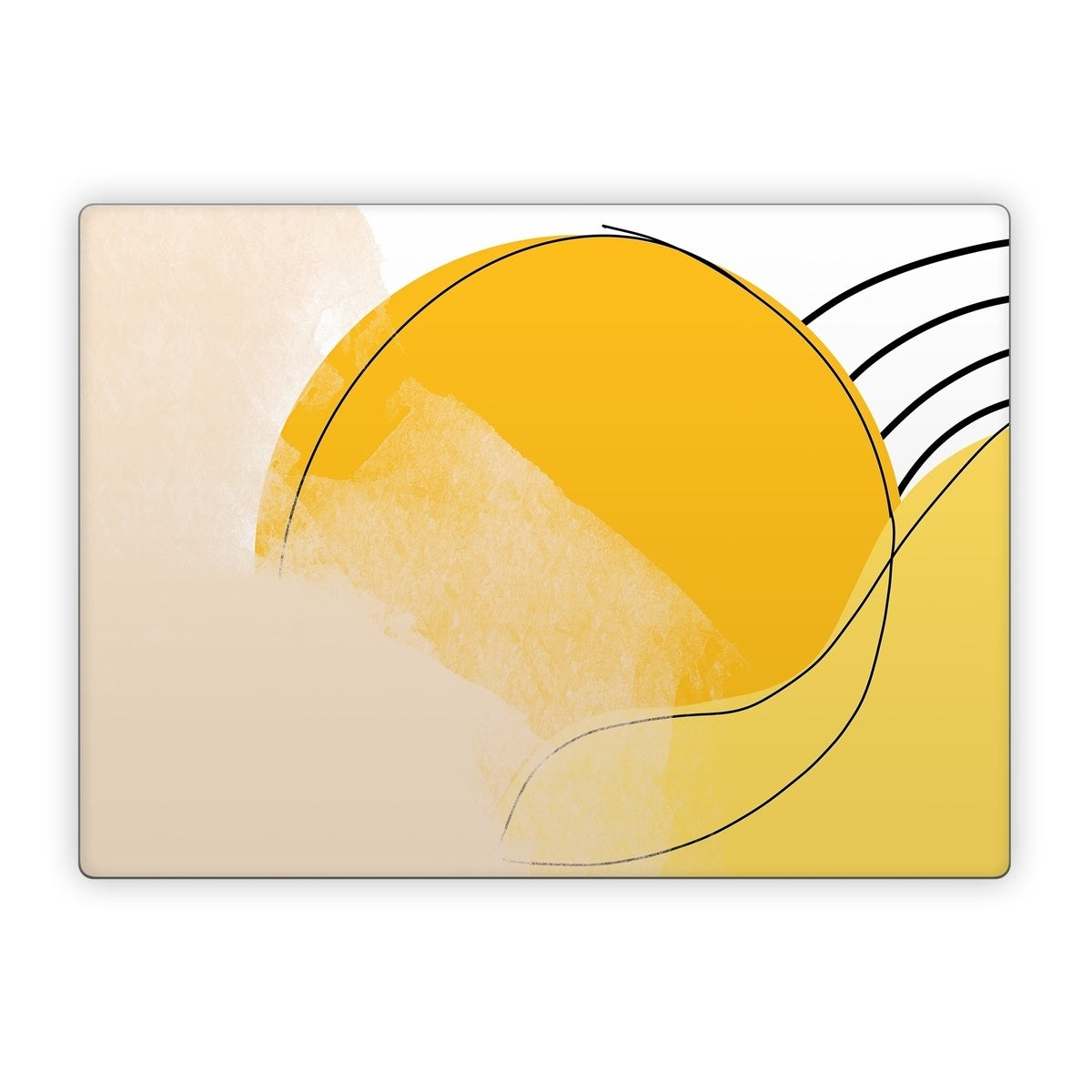 Abstract Yellow - Microsoft Surface Laptop Skin