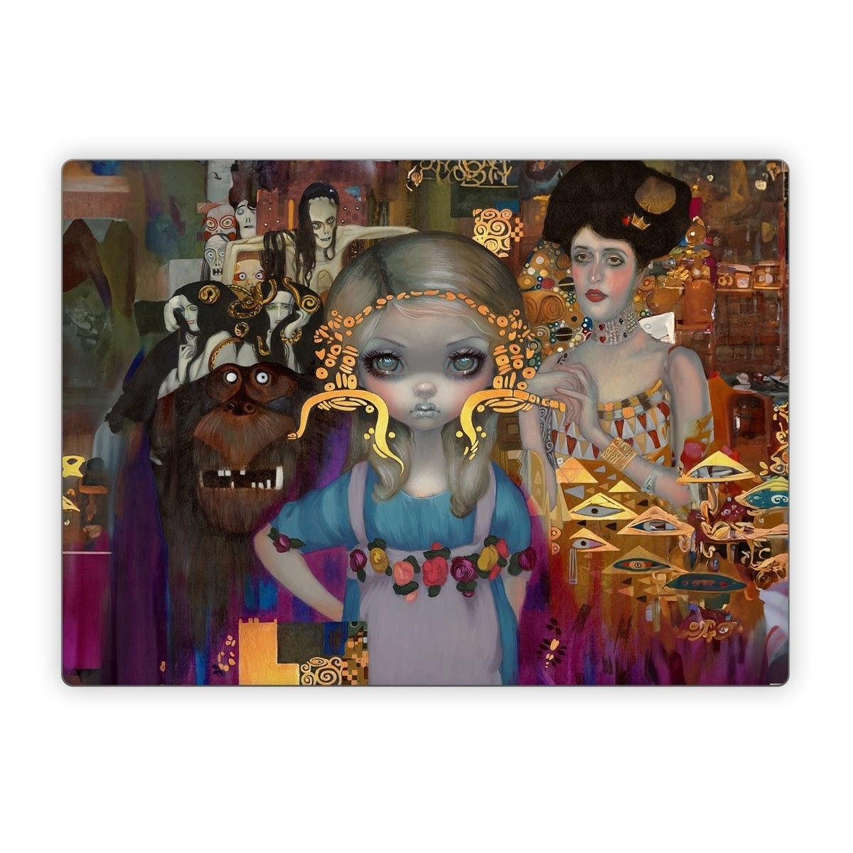 Alice in a Klimt Dream - Microsoft Surface Laptop Skin