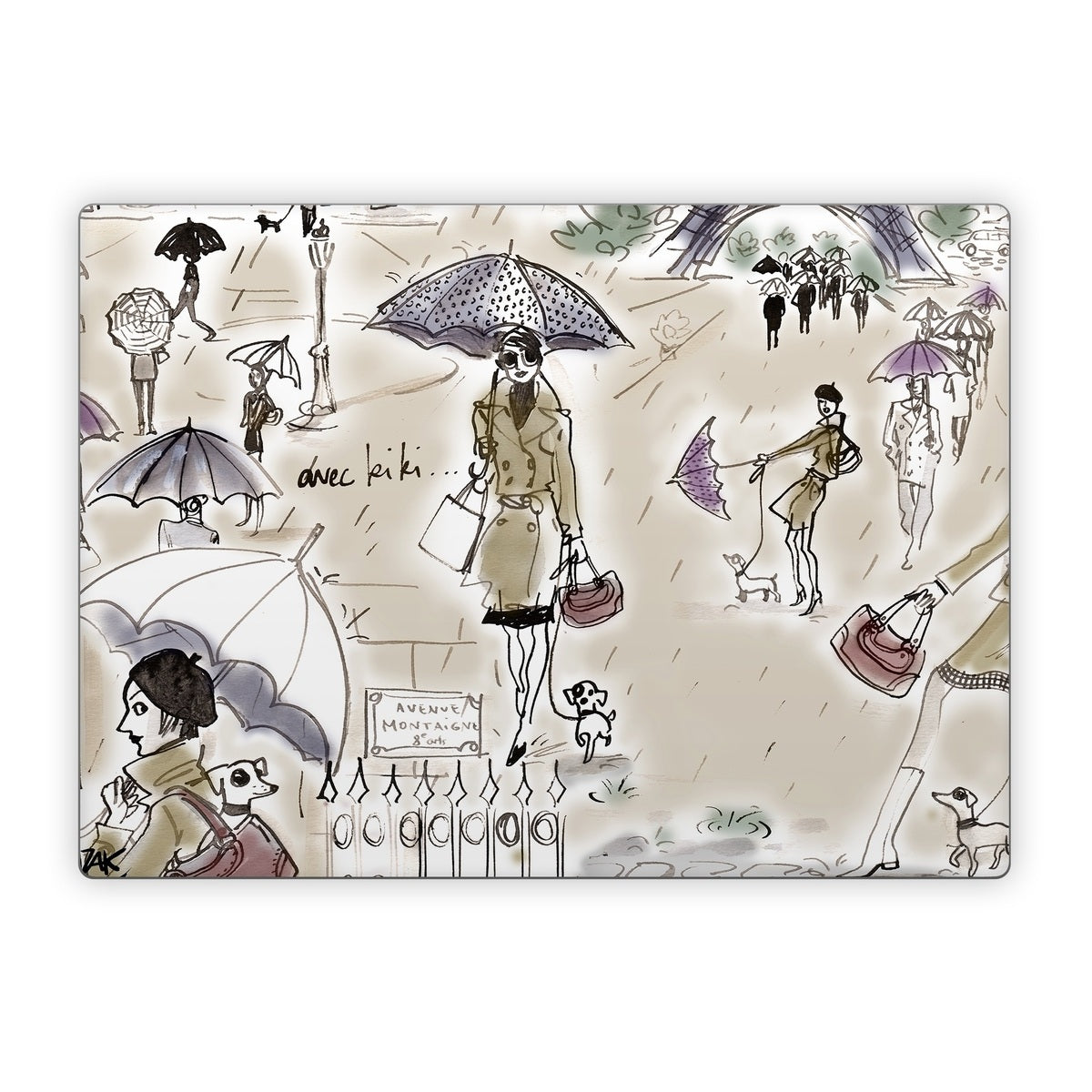 Ah Paris - Microsoft Surface Laptop Skin