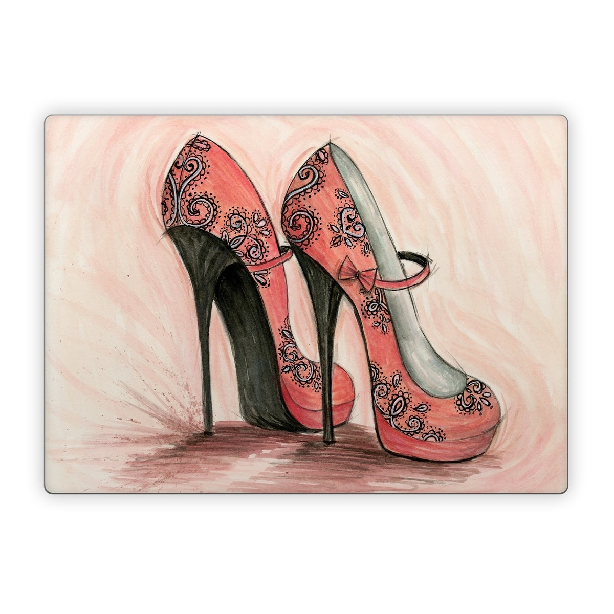 Coral Shoes - Microsoft Surface Laptop Skin