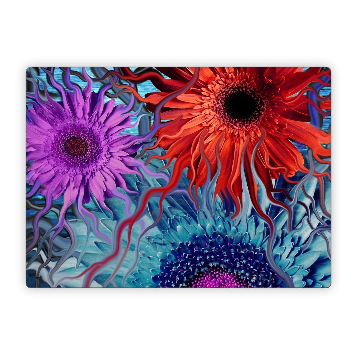 Deep Water Daisy Dance - Microsoft Surface Laptop Skin