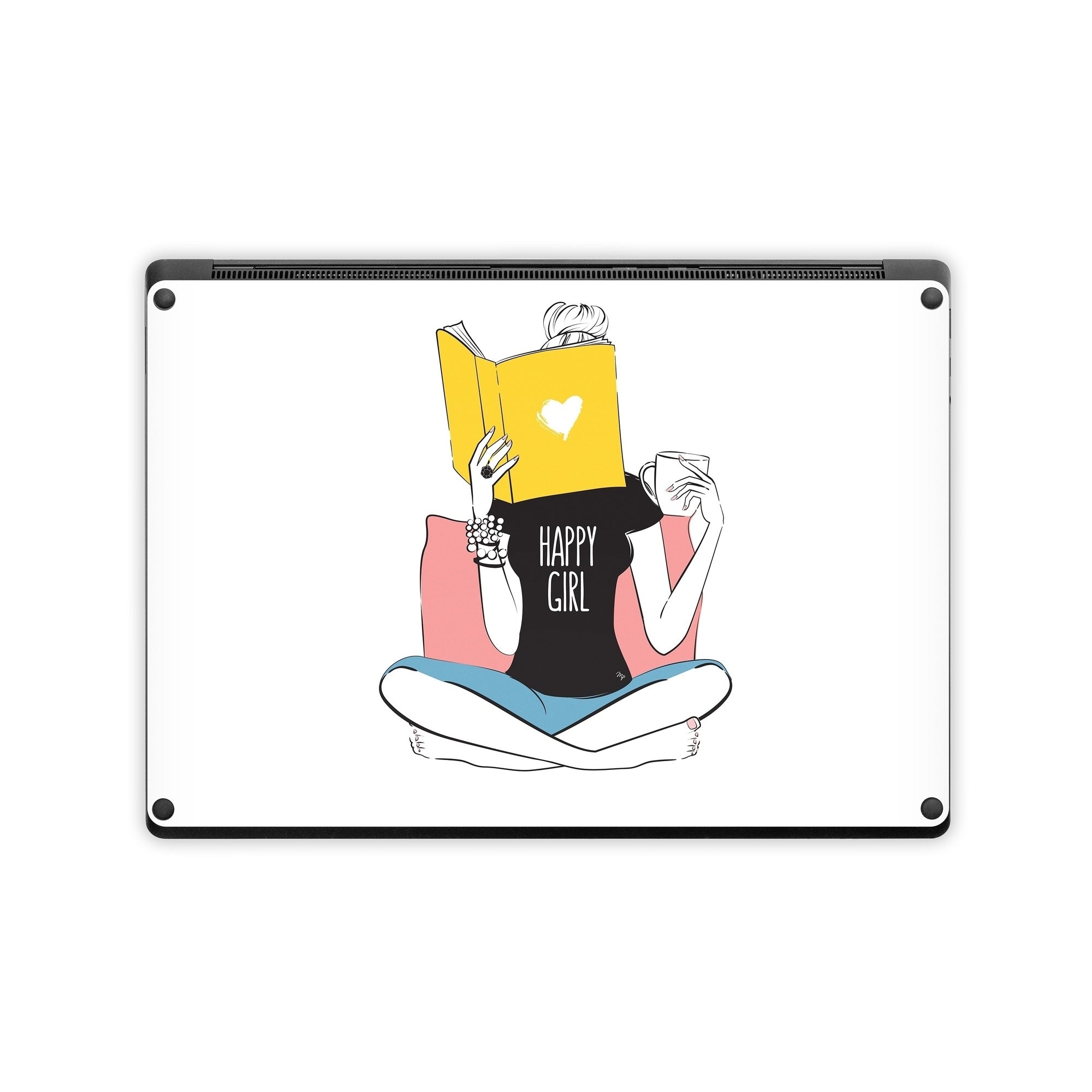 Happy Girl - Microsoft Surface Laptop Skin