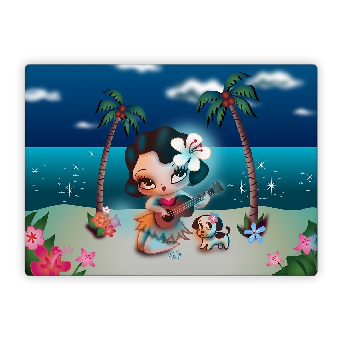 Hula Night - Microsoft Surface Laptop Skin