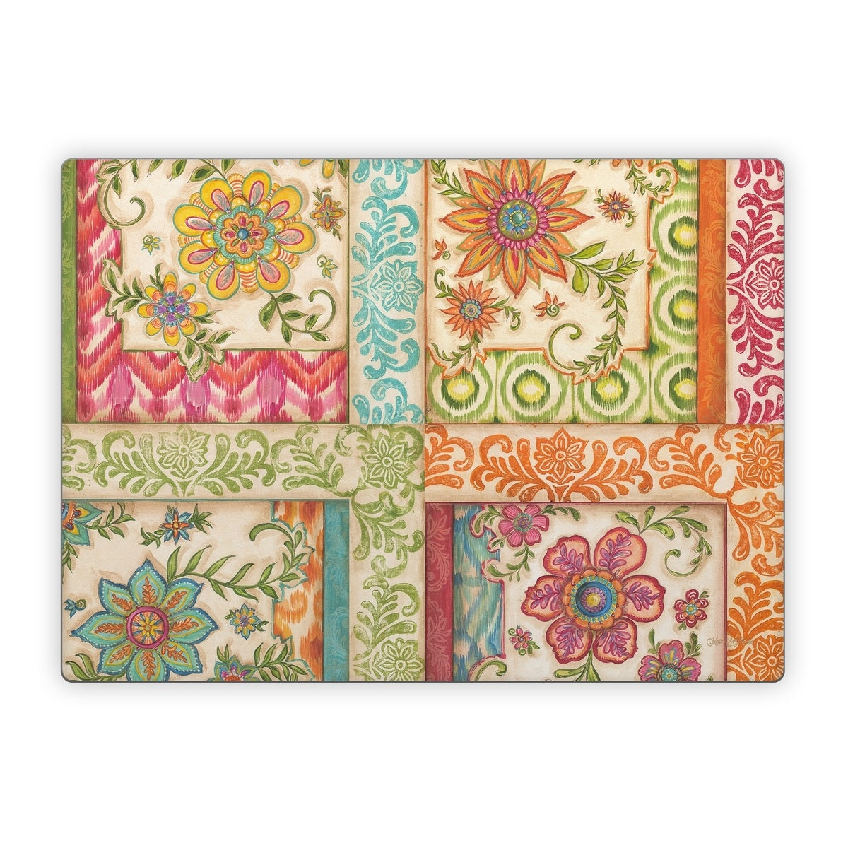 Ikat Floral - Microsoft Surface Laptop Skin