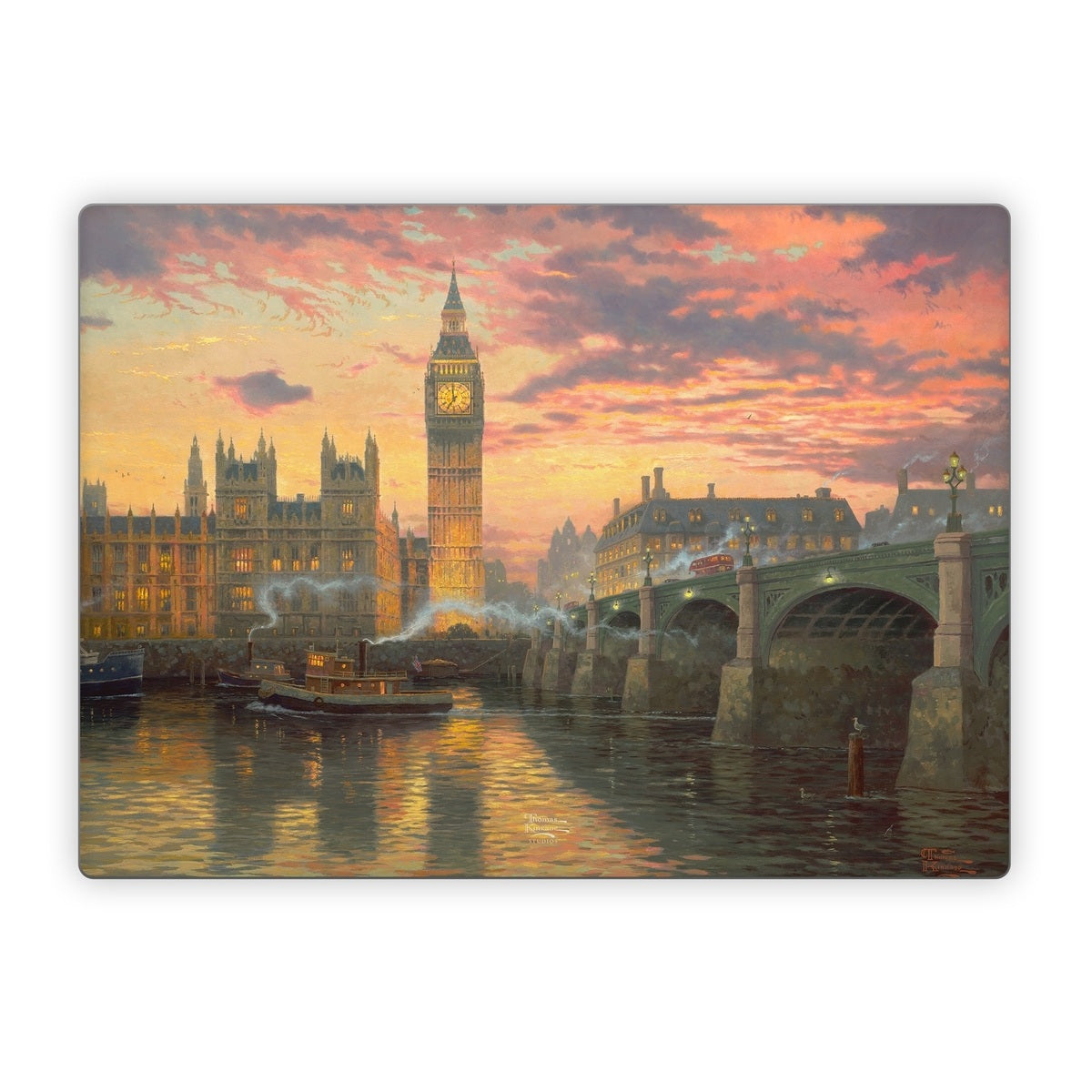 London - Thomas Kinkade - Microsoft Surface Laptop Skin