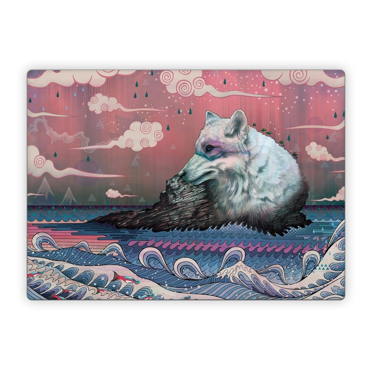 Lone Wolf - Microsoft Surface Laptop Skin