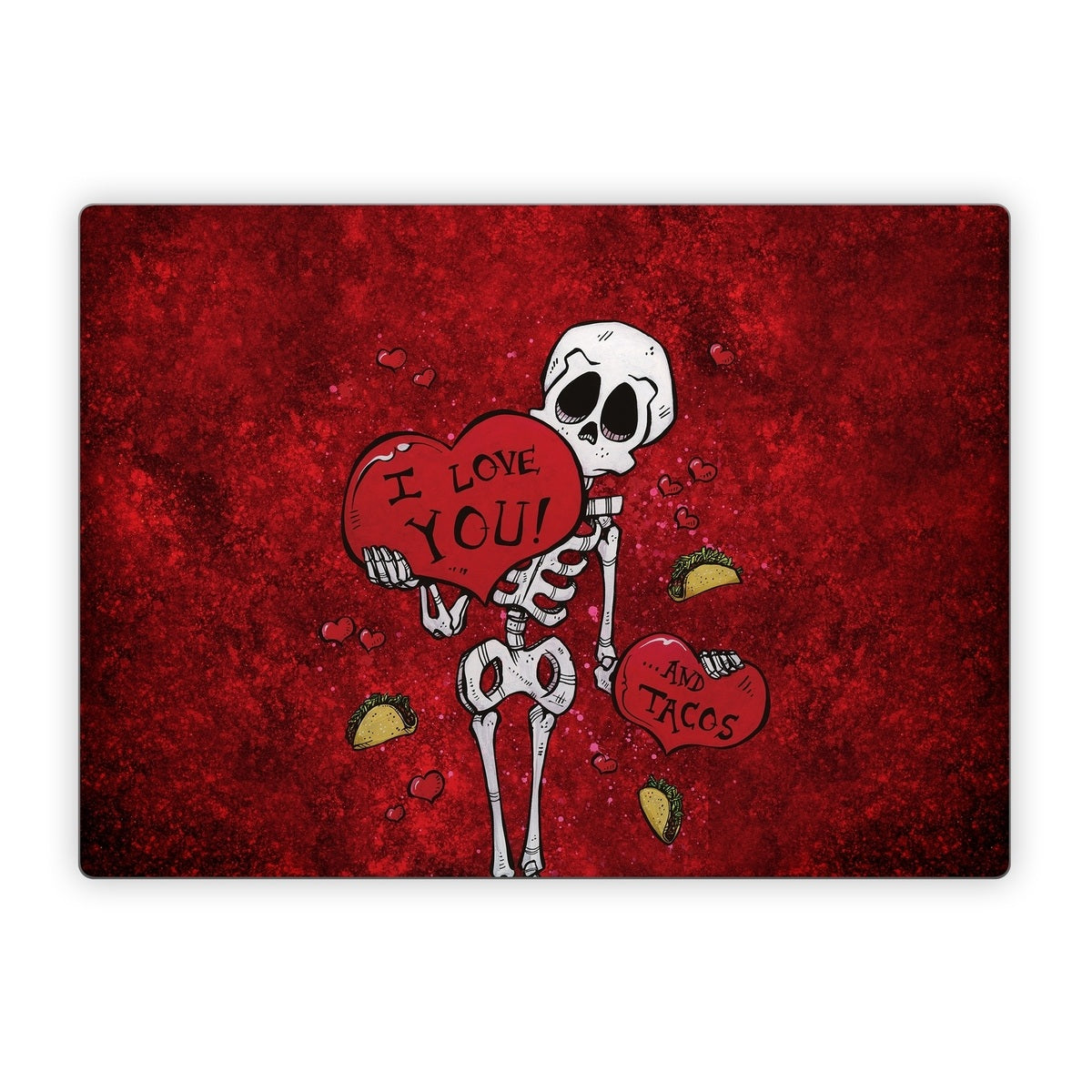 I Love You And Tacos - Microsoft Surface Laptop Skin