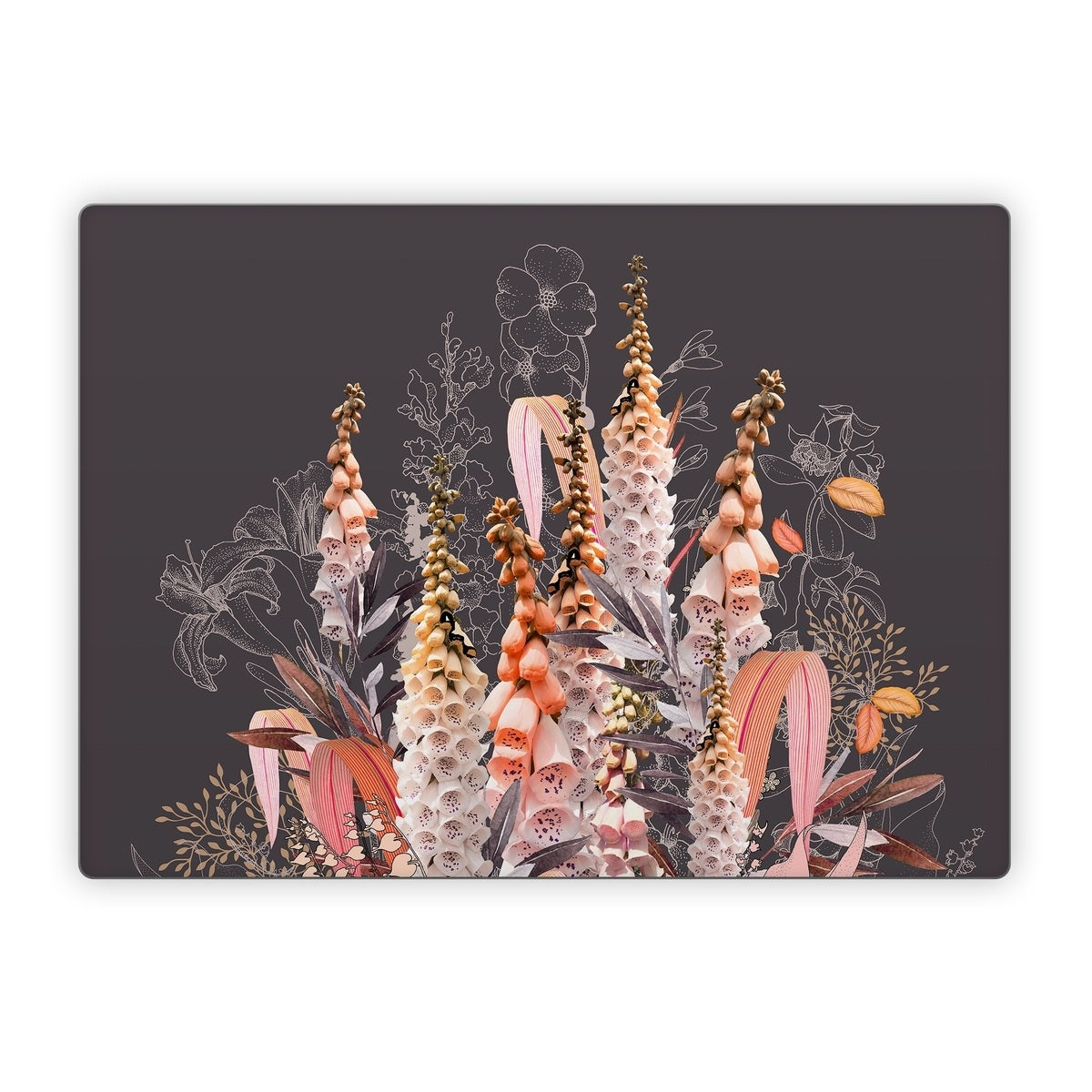 Lupines Chocolate - Microsoft Surface Laptop Skin