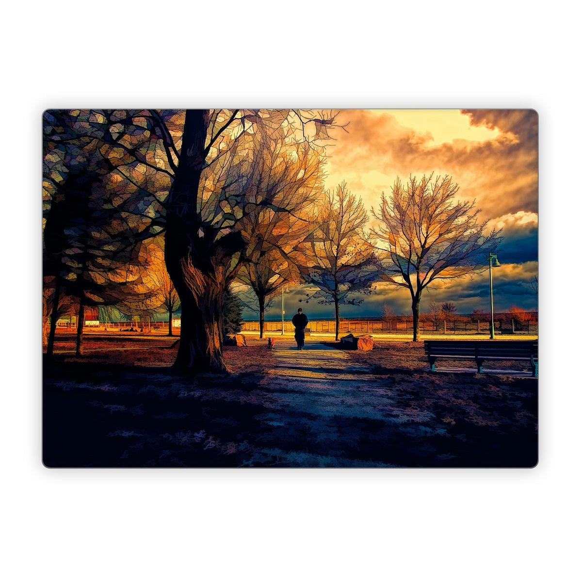 Man and Dog - Microsoft Surface Laptop Skin