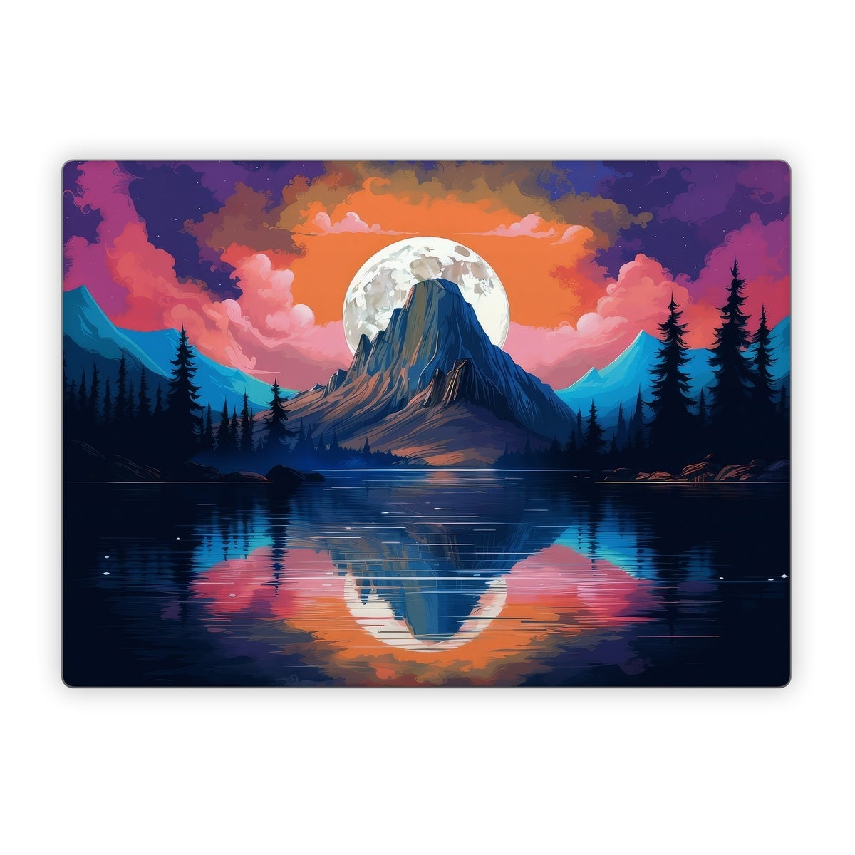 Mountain Moonrise - Microsoft Surface Laptop Skin