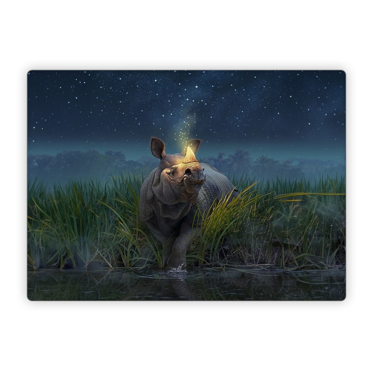 Rhinoceros Unicornis - Microsoft Surface Laptop Skin