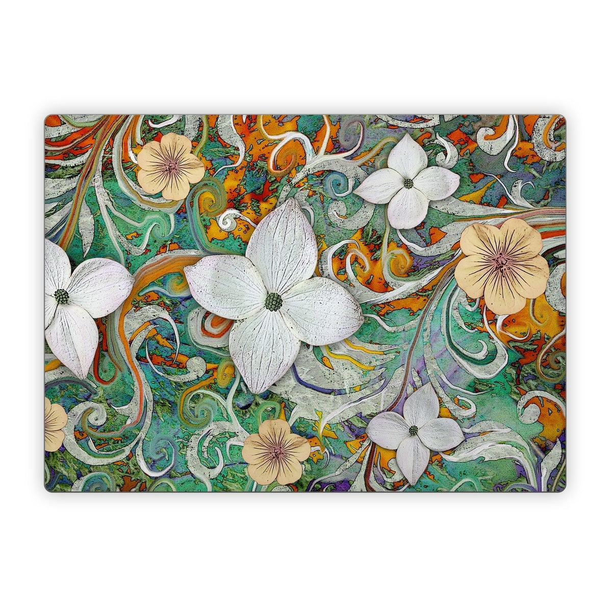 Sangria Flora - Microsoft Surface Laptop Skin