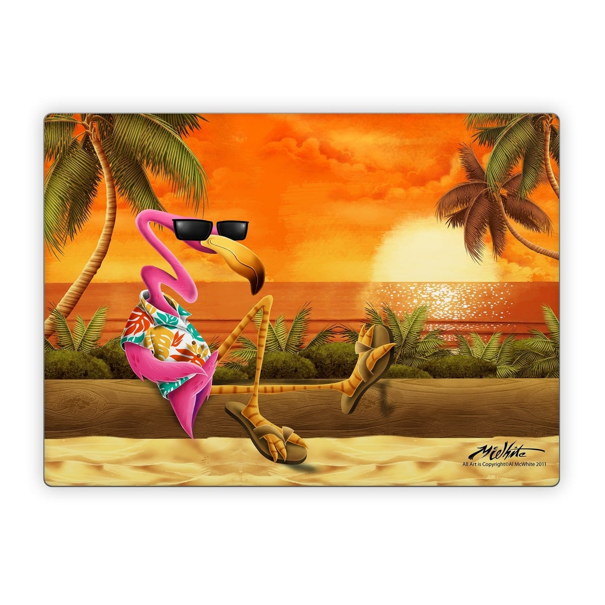 Sunset Flamingo - Microsoft Surface Laptop Skin