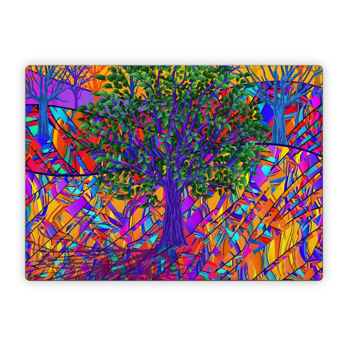 Stained Glass Tree - Microsoft Surface Laptop Skin