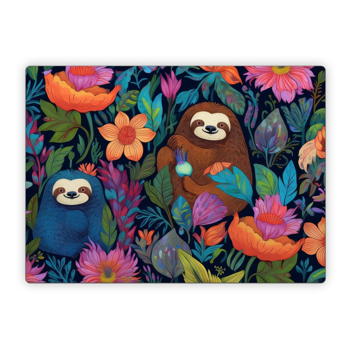 Garden of Slothy Delights - Microsoft Surface Laptop Skin