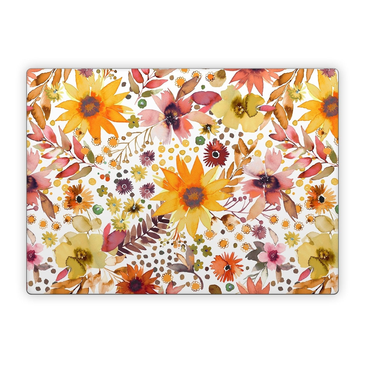 Summer Watercolor Sunflowers - Microsoft Surface Laptop Skin