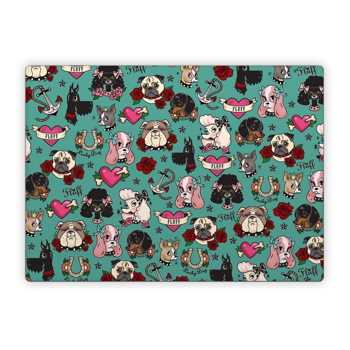 Tattoo Dogs - Microsoft Surface Laptop Skin