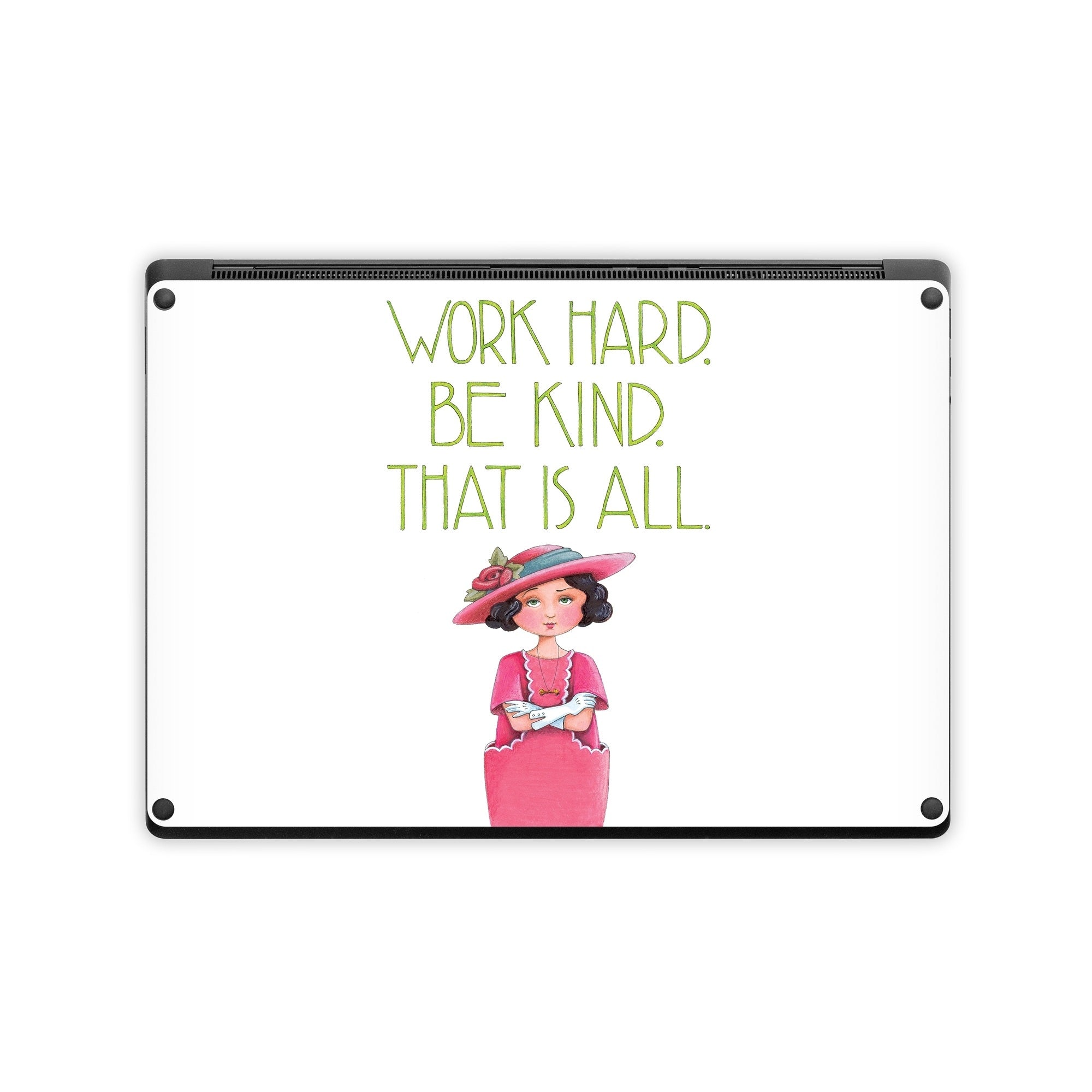 Work Hard - Microsoft Surface Laptop Skin