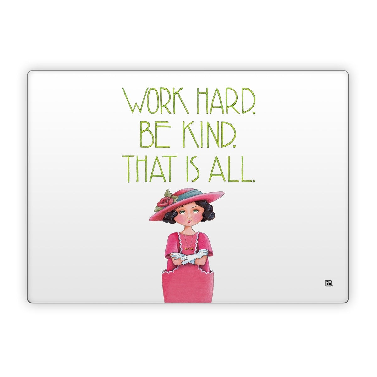 Work Hard - Microsoft Surface Laptop Skin