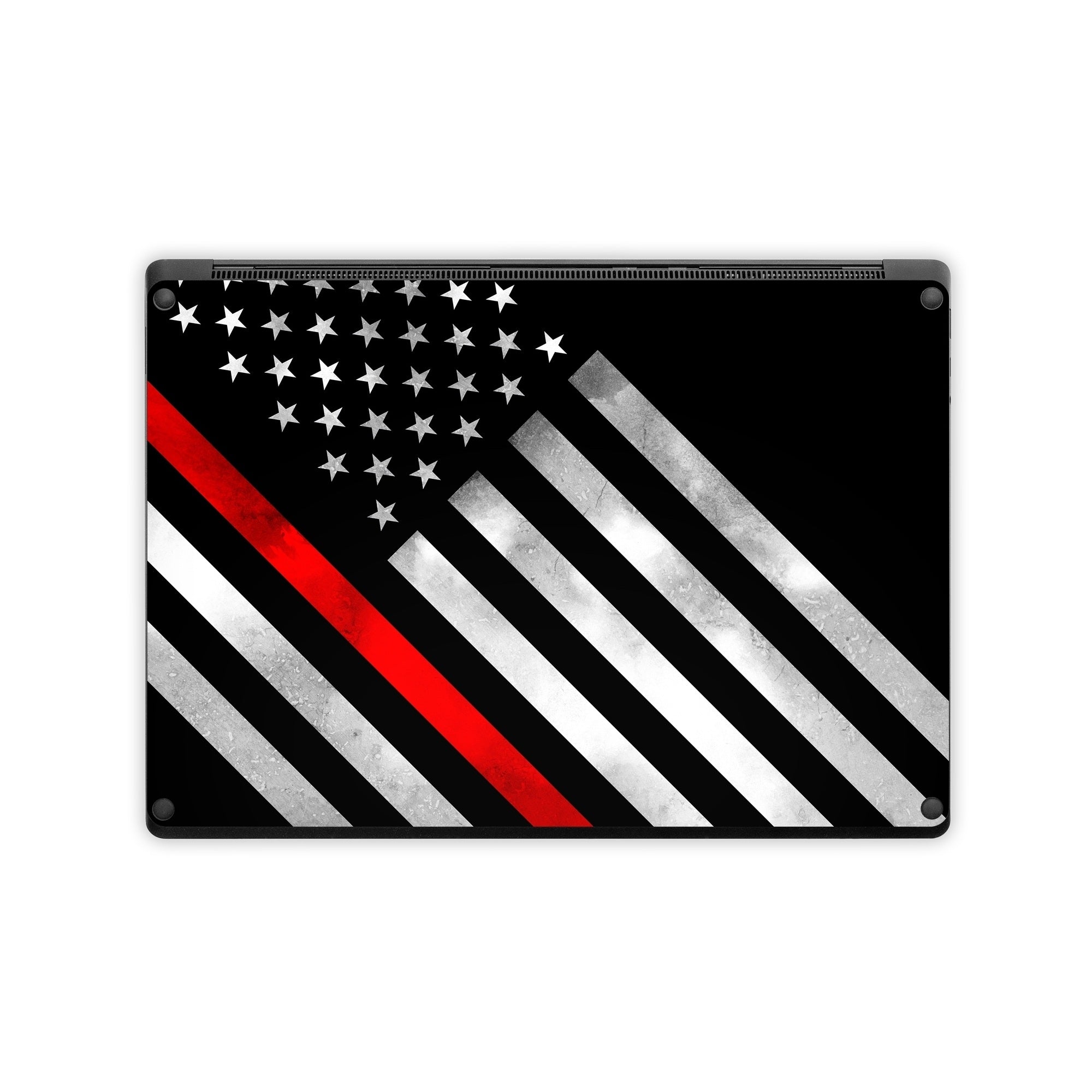 Thin Red Line Hero - Microsoft Surface Laptop Skin