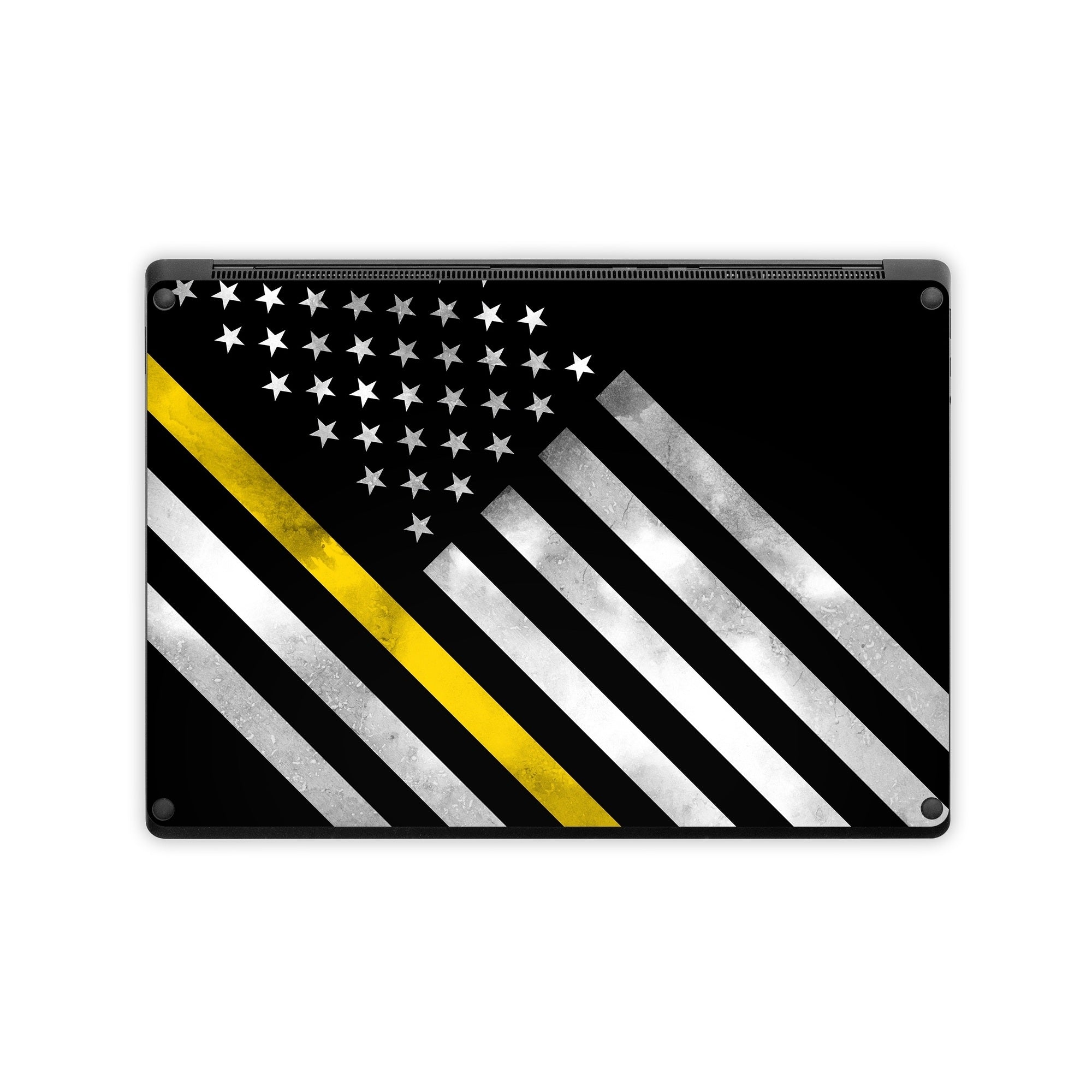 Thin Yellow Line Hero - Microsoft Surface Laptop Skin