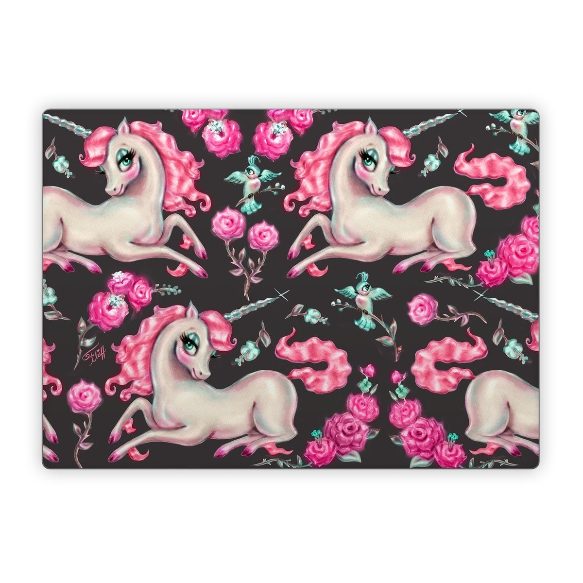 Unicorns and Roses - Microsoft Surface Laptop Skin