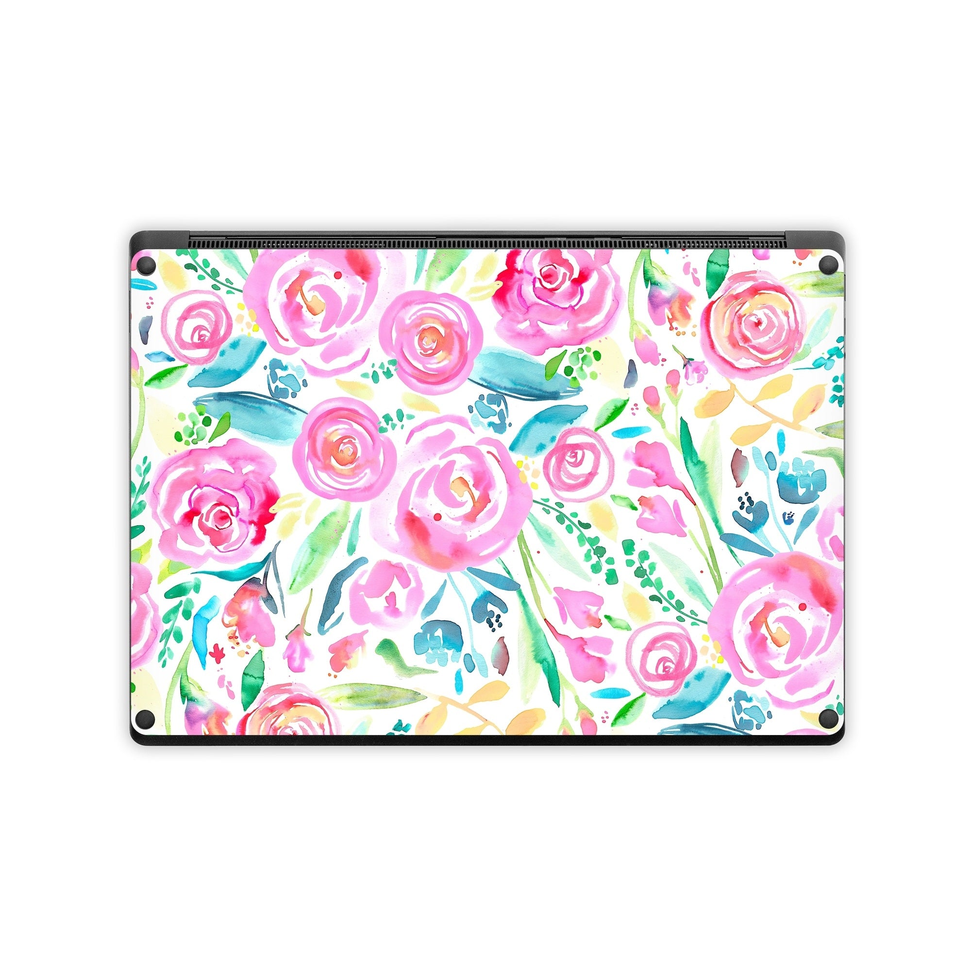 Watercolor Roses - Microsoft Surface Laptop Skin