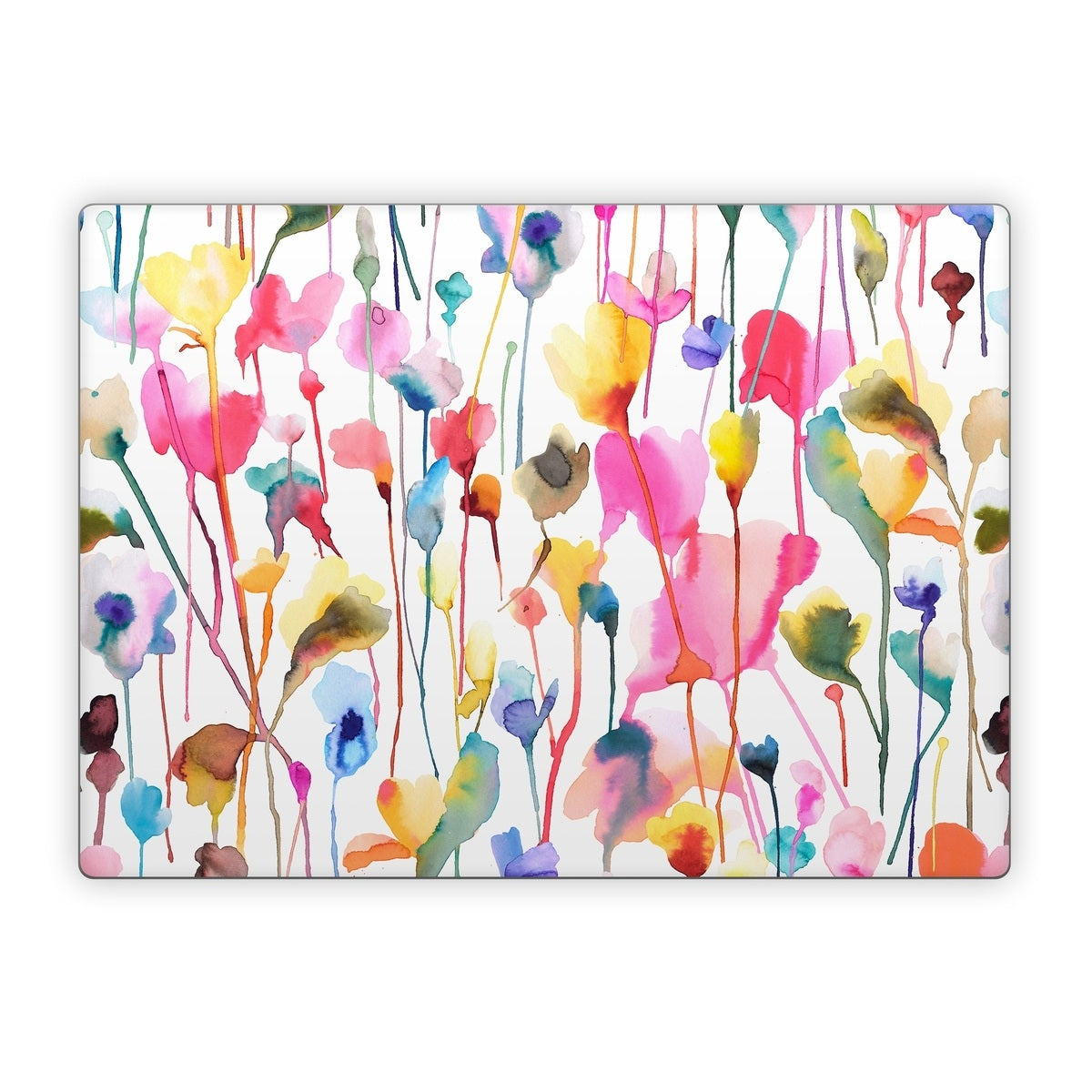 Watercolor Wild Flowers - Microsoft Surface Laptop Skin