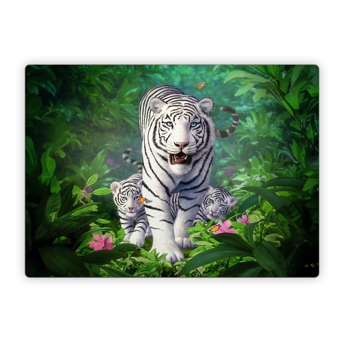 White Tigers - Microsoft Surface Laptop Skin