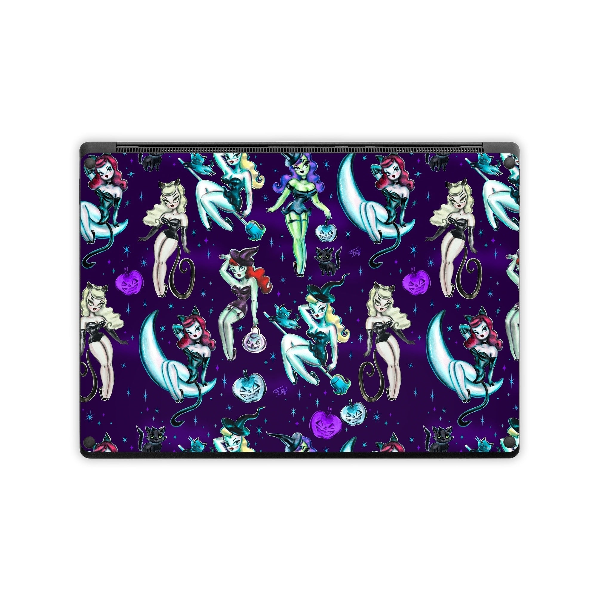 Witches and Black Cats - Microsoft Surface Laptop Skin