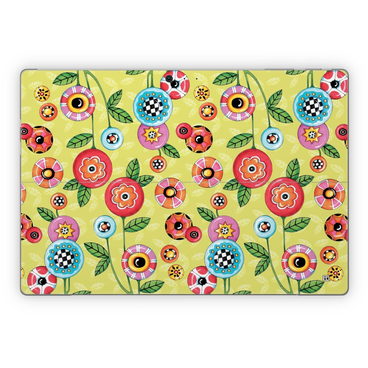 Button Flowers - Microsoft Surface Pro Skin