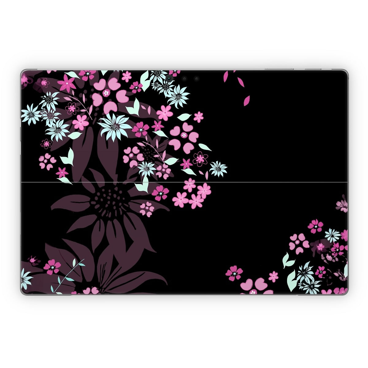 Dark Flowers - Microsoft Surface Pro Skin