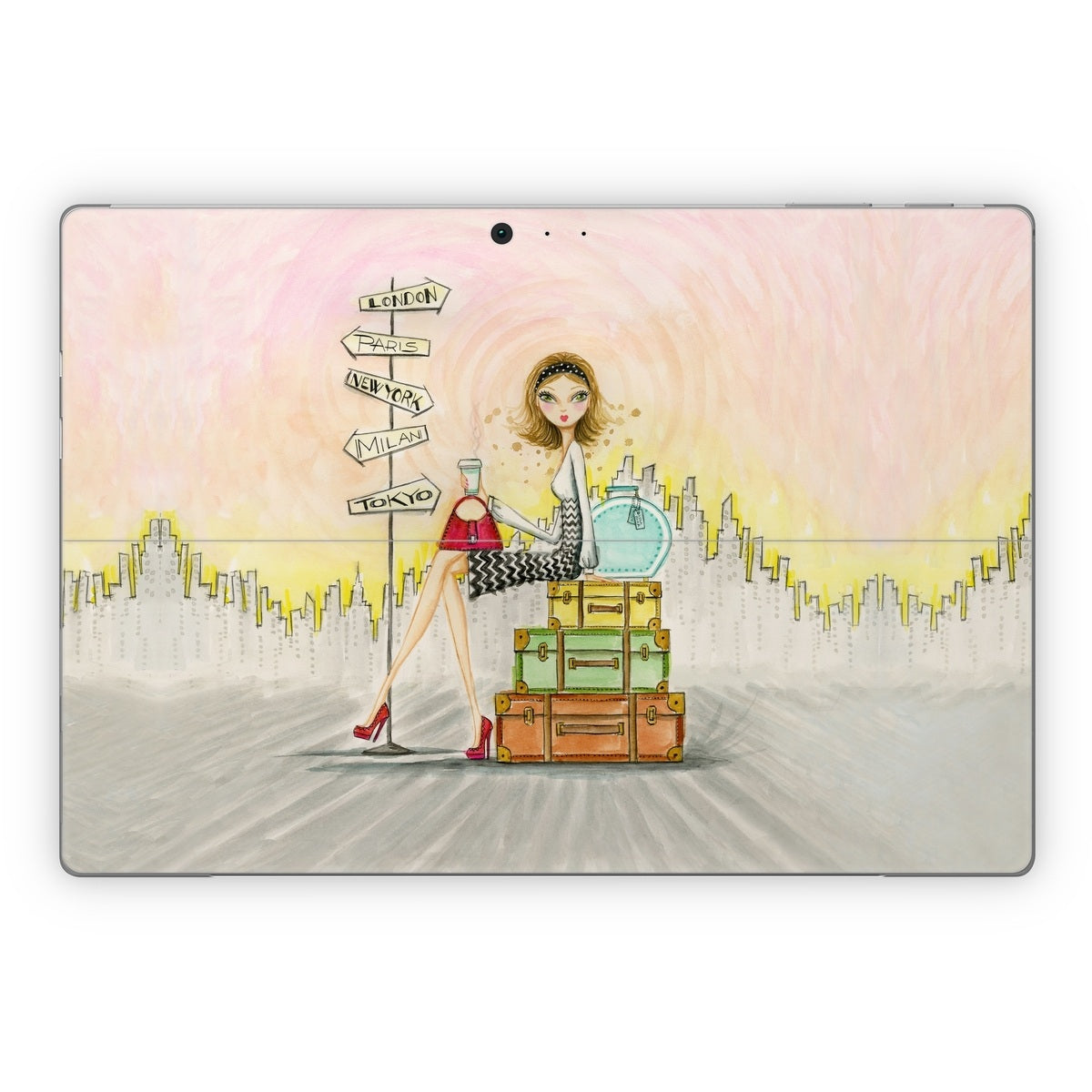 The Jet Setter - Microsoft Surface Pro Skin