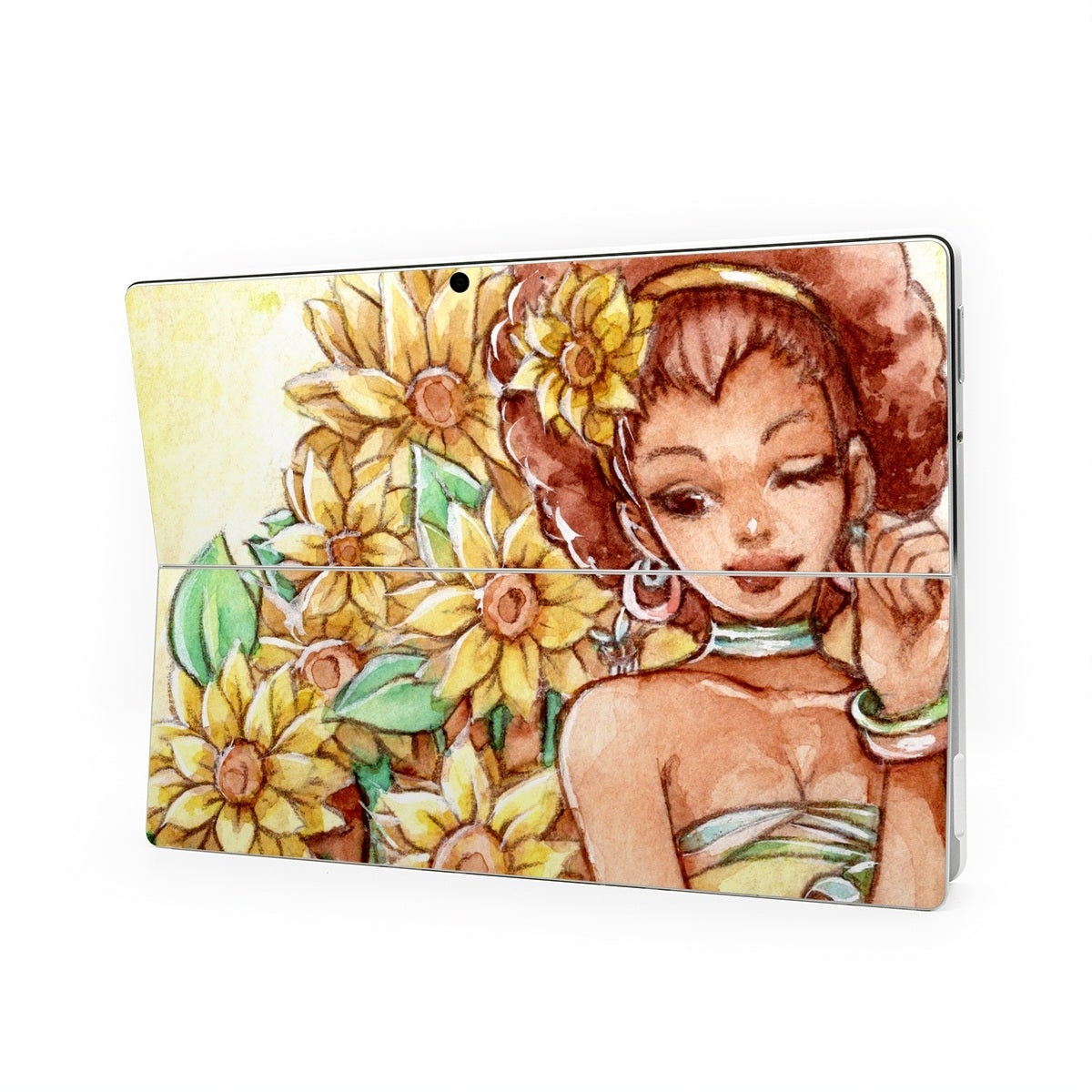 Lady Sunflower - Microsoft Surface Pro Skin