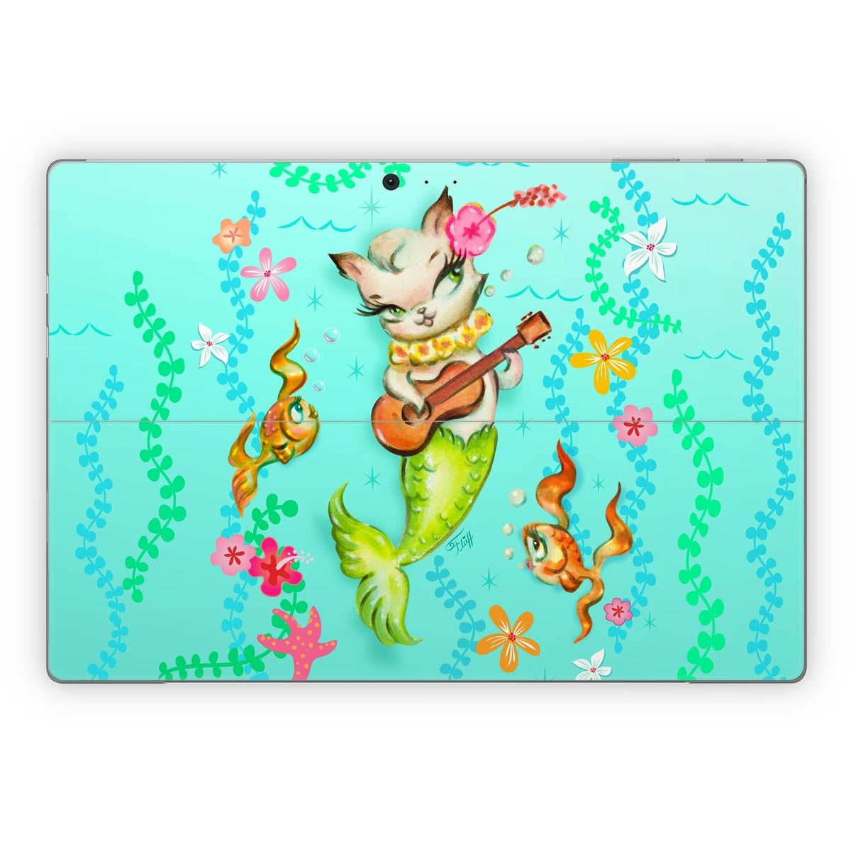 Merkitten with Ukelele - Microsoft Surface Pro Skin