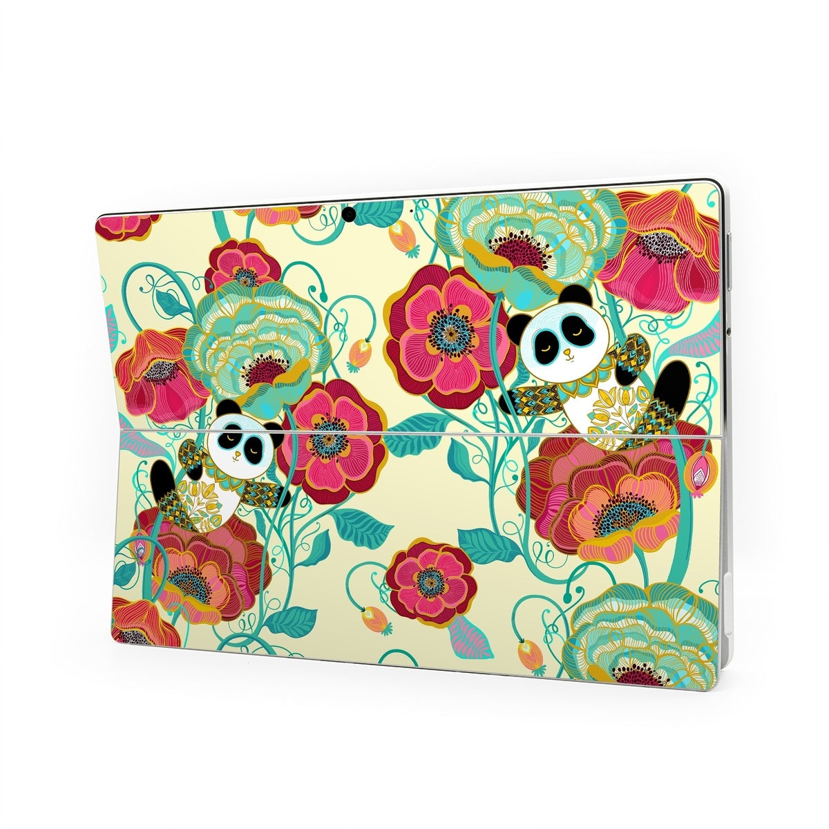 Panda Flowers - Microsoft Surface Pro Skin