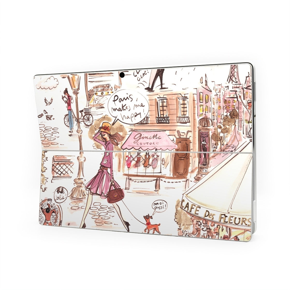 Paris Makes Me Happy - Microsoft Surface Pro Skin