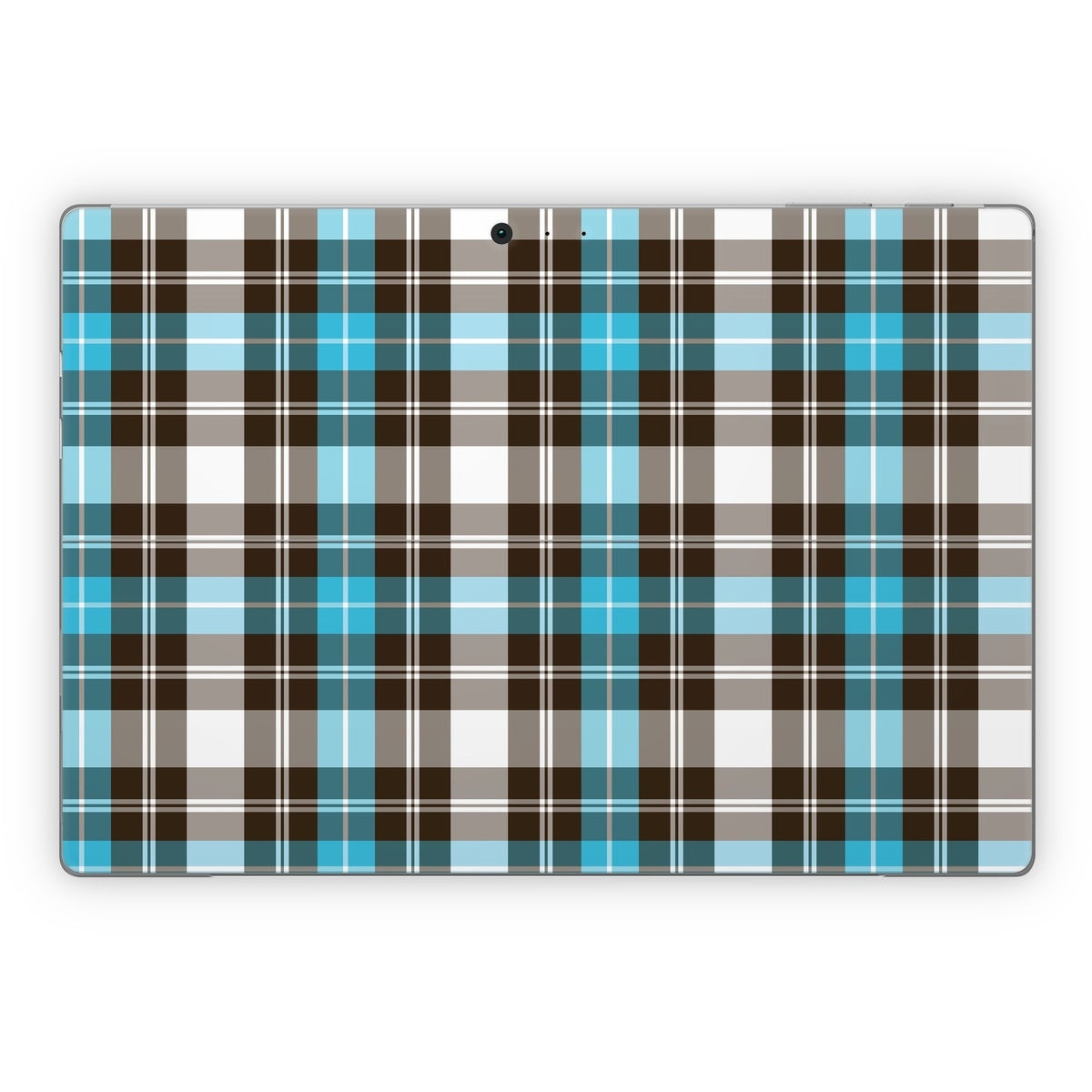 Turquoise Plaid - Microsoft Surface Pro Skin