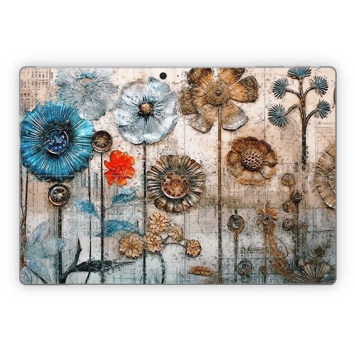 Steampunk Flowers - Microsoft Surface Pro Skin