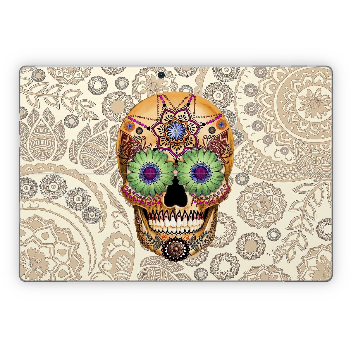 Sugar Skull Bone - Microsoft Surface Pro Skin