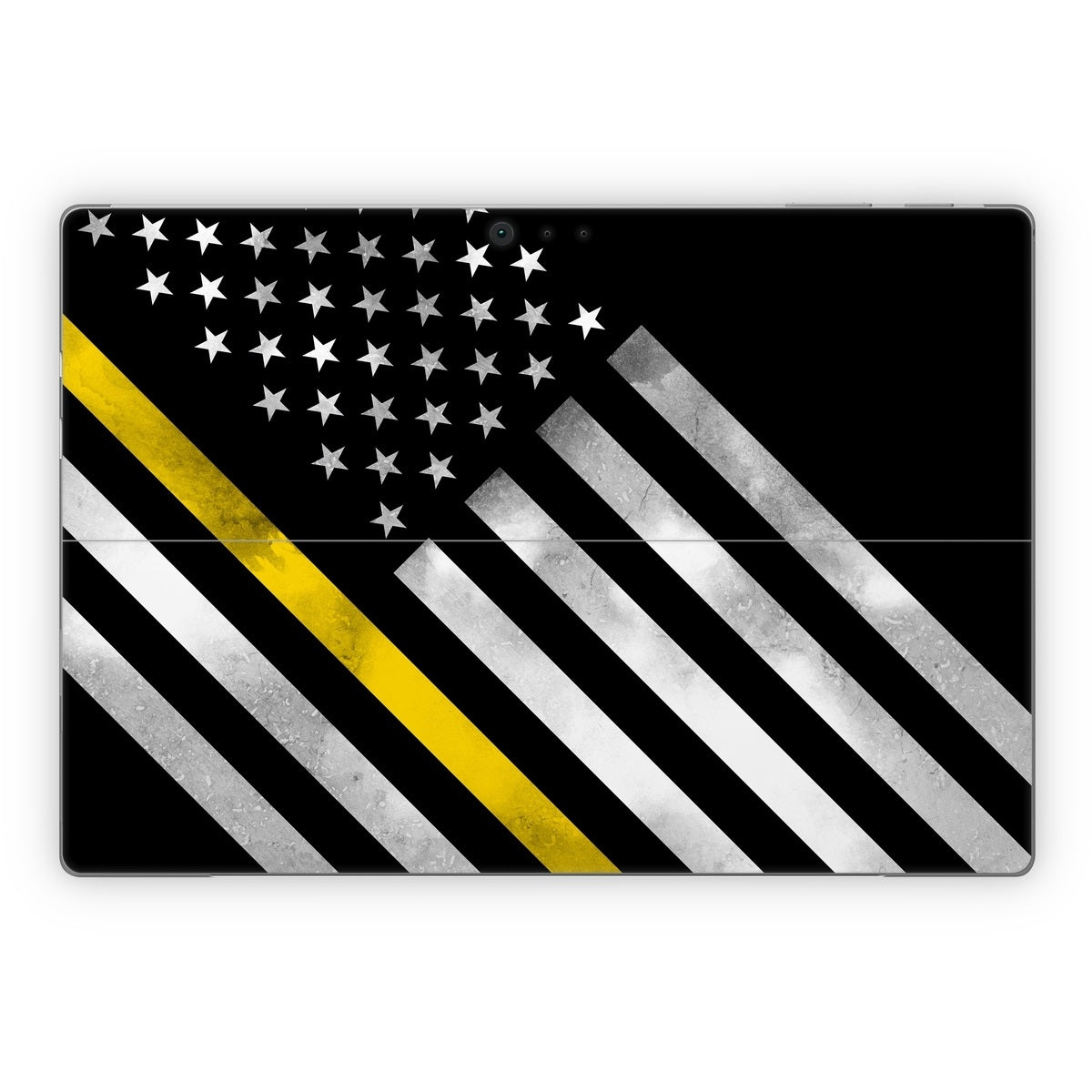 Thin Yellow Line Hero - Microsoft Surface Pro Skin