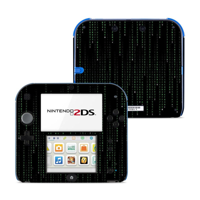 Matrix Style Code - Nintendo 2DS Skin