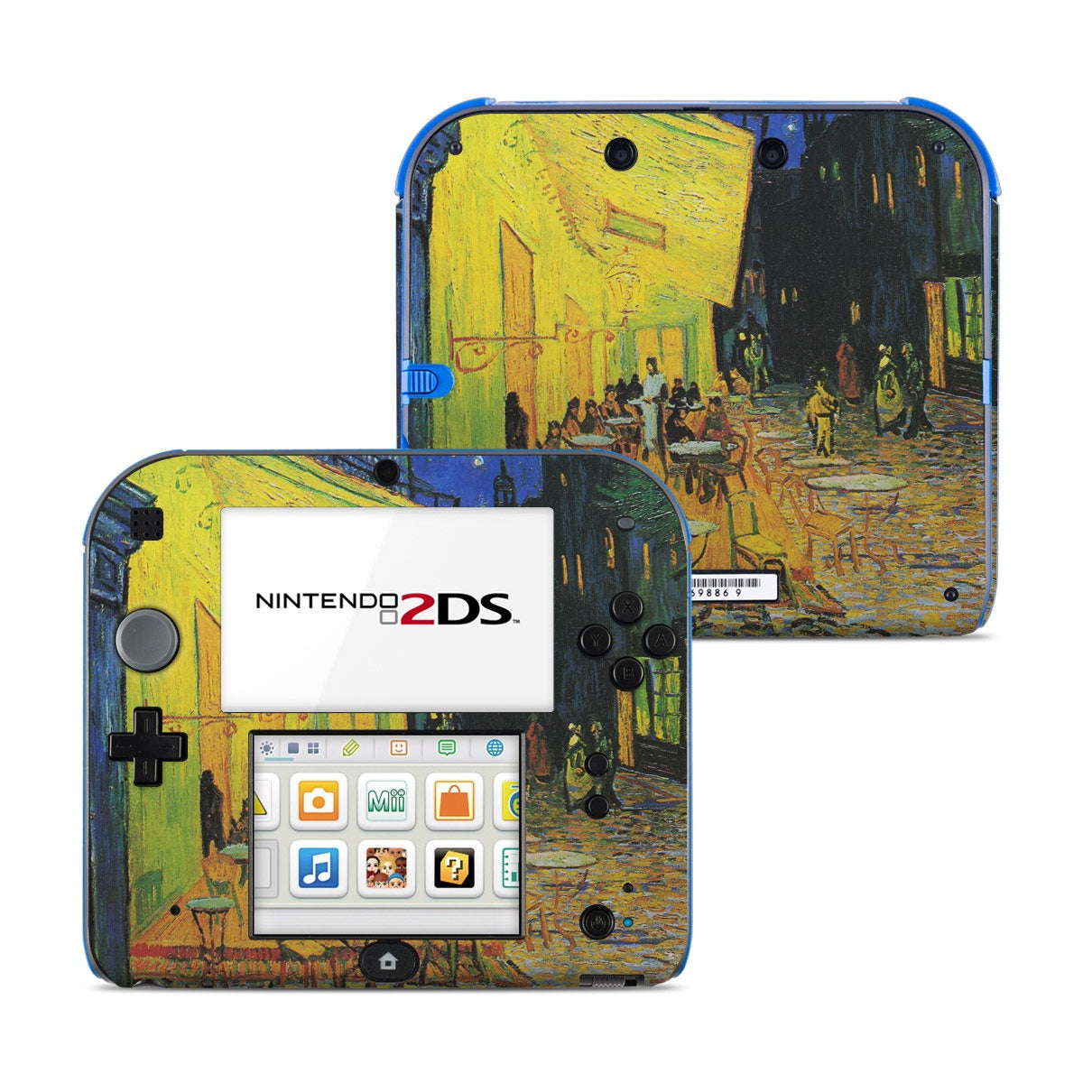 Cafe Terrace At Night - Nintendo 2DS Skin