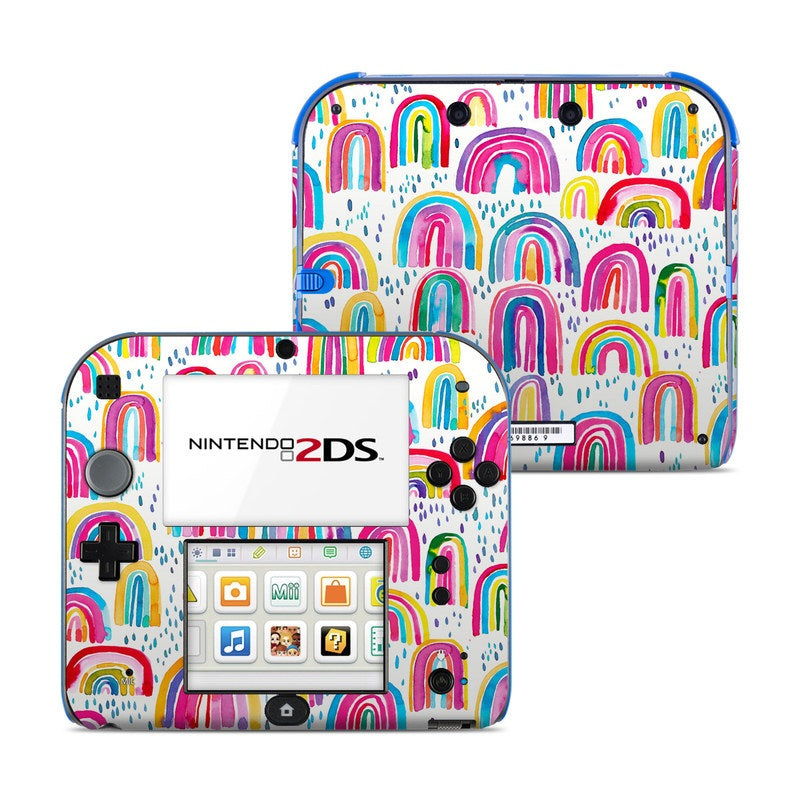 Watercolor Rainbows - Nintendo 2DS Skin