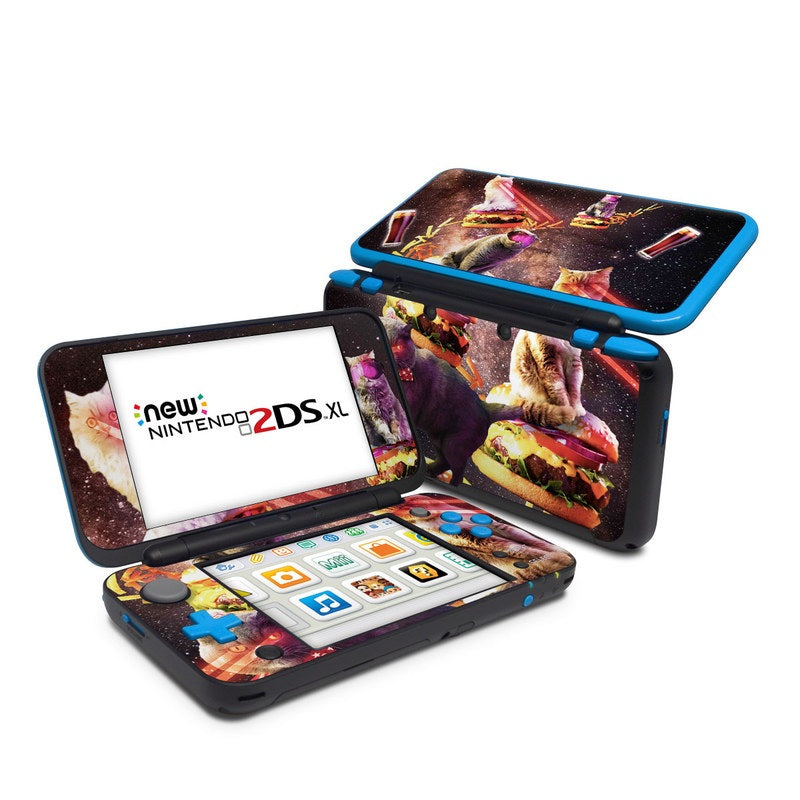 Burger Cats - Nintendo 2DS XL Skin