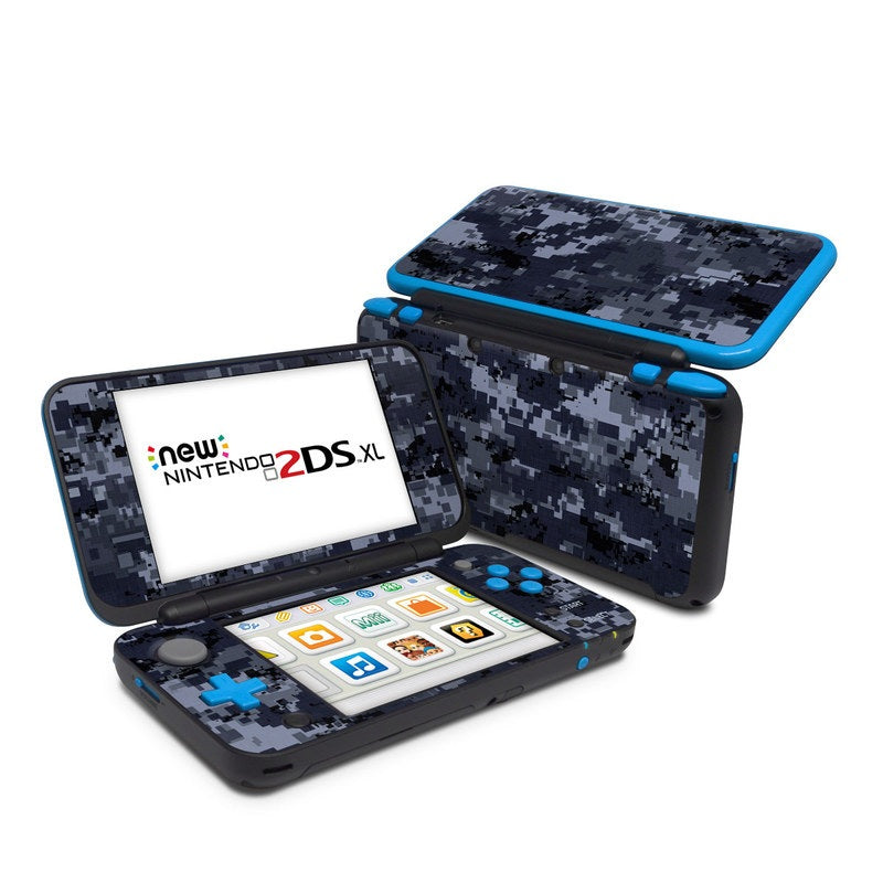 Digital Navy Camo - Nintendo 2DS XL Skin